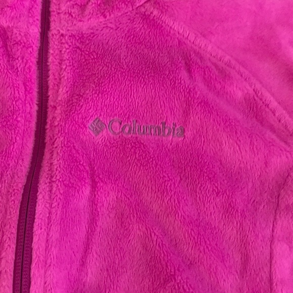 Hot Pink Columbia Zip Up Fleece - Picture 5 of 7